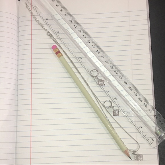 NEW💙💎Beautiful Caged Diamond Necklace💎💙Cube CZ - Picture 3 of 16